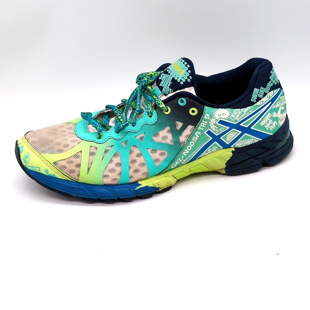 ASICS Women’s Gel-Noosa Tri Running Shoe - Turquoise/Yellow/Blue